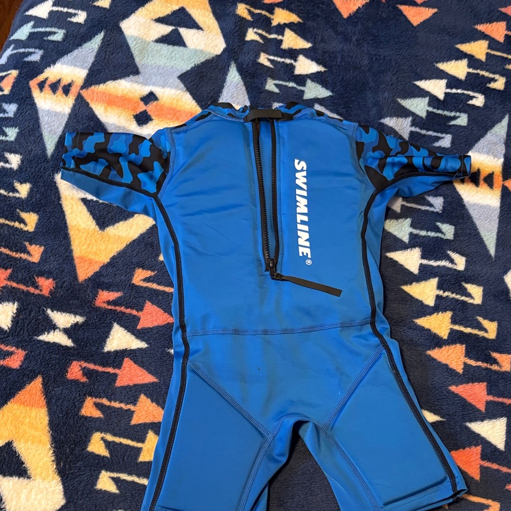 Kids Blue Rashguard - Picture 2 of 4